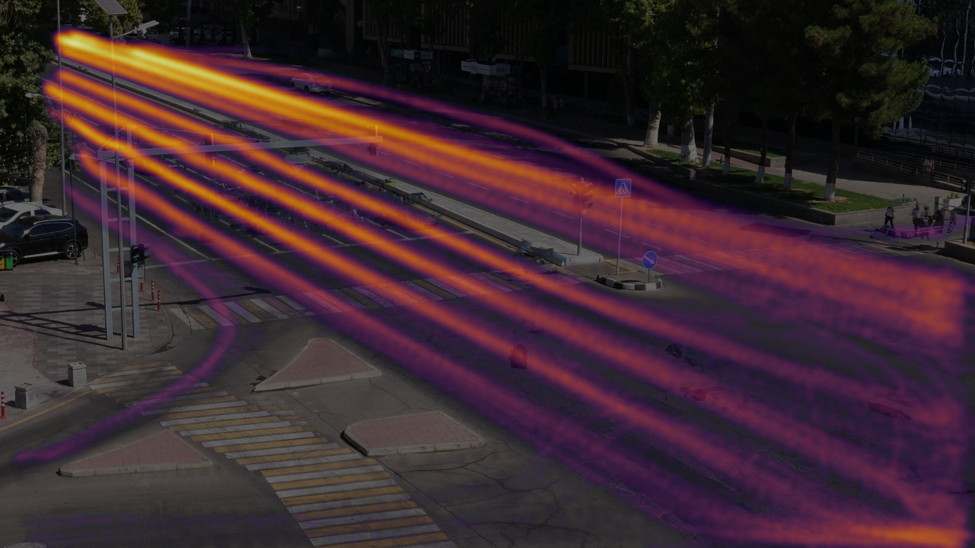 Where vehicles drive